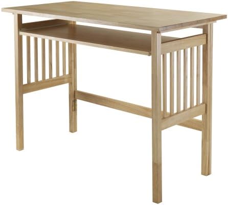 Winsome Mission Folding Computer Desk, Beechwood, 30"