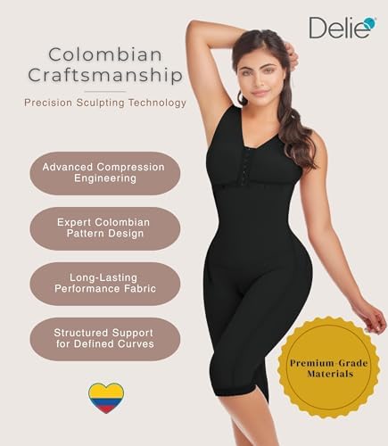 FAJAS DISENOS D'PRADA DELIÉ Shapewear Tummy Control High Compression Faja Colombiana Girdle for Women Abdomen Control