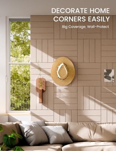 Fluxynara Felt Bulletin Board & Cork Board Alternative, Taupe