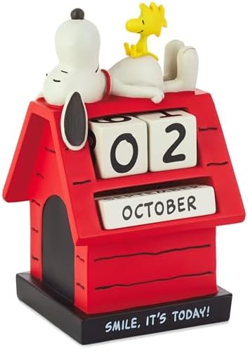 Hallmark Peanuts Snoopy Perpetual Calendar (Smile) Office Supplies
