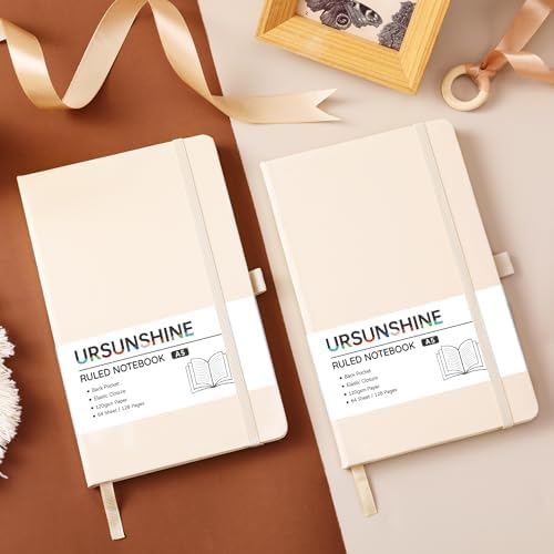Ruled Notebook/Journal - Classic Lined Journal/Notebook, 5.3'' x 8.26''