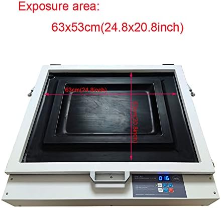 Tabletop Precise 20" x 24" 80W Vacuum LED UV Exposure Unit Professional LED Vacuum Exposure Machine