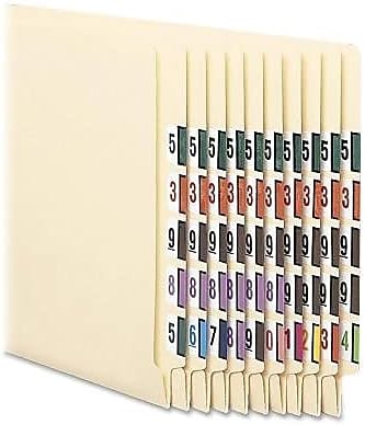 Smead BCCRN Bar-Style Color-Coded Numeric Label, 7, Label Roll, Purple, 500 Labels per Roll (67377)