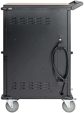 Tripp Lite 21-Port AC Mobile Charging Cart Storage Station for Chromebooks, iPads, Laptops, Tablets, Black (CSC21AC)