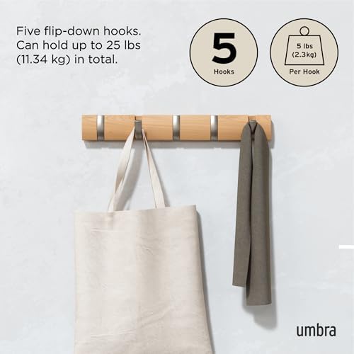 Umbra Flip 5 Wall Mounted Hook