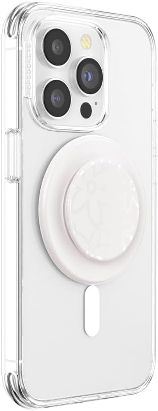 PopSockets Phone Grip for MagSafe, Magnetic Holder- Horchata | Removable, For Kindle / Android / iPhone, With Magnet, White, Electronic Accessories, For iPad/Kindle/iPhone/Android