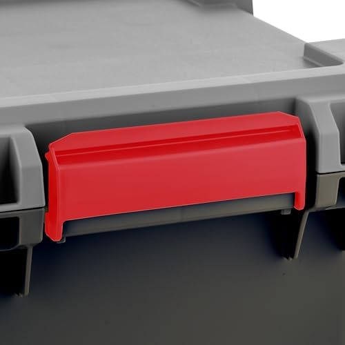 IRIS USA 2-Pack 15 Gallon Lockable Storage Trunk TrailBox, Dark Gray/Gray