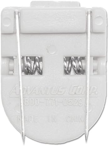 Advantus 75301 Panel Wall Clips for Fabric Panels, Standard Size, White, 20/Pack