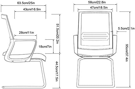Home Office Chair with Mid-Back Rotating Waist Support Desk Task Computer Chair Ergonomic Comfortable Mesh Armchair (B)