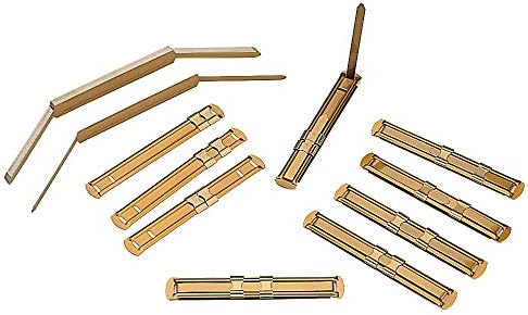 Grafoplás 5400050. Box of 50 Metal Fasteners for Binding with Tab and Slide, Garnet