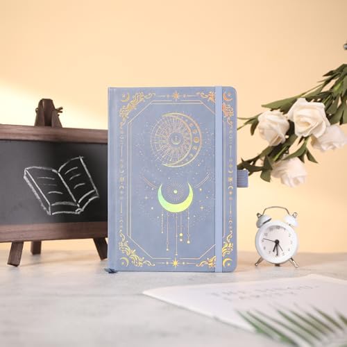 TIEFOSSI Line Journal Notebook for Women Men, 316 Pages,8.3x5.8 IN