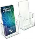 Azar Displays 252012 Acrylic Trifold Brochure Holder Plastic Counter top Organizer 10-Pack, Clear