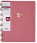 Blue Sky 2026-2027 Weekly & Monthly Academic Planner, 8.5"x11", Dusty Rose