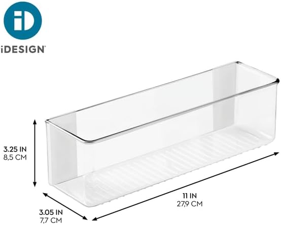 iDesign Adhesive Organizer Bin, Clear