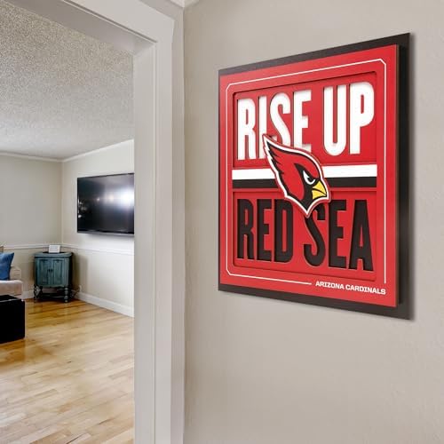 YouTheFan NFL Arizona Cardinals Slogan Series 3D Wall Art