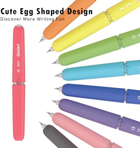 Erasable Gel Pens, 9 Pack Rainbow Colors, 0.6mm Fine Point