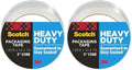 Scotch Heavy Duty Shipping Packing Tape, Clear, Shipping and Packaging Supplies, 1.88 in. x 54.6 yd., 1 Tape Roll, (Pack of 2)