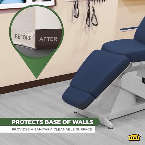 M-D Building Vinyl Wall Base, Brown, 4in x 120ft