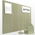 48" x 36" Large Felt Bulletin Board 1/2" Thick, Sage Green