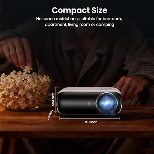 HAPPRUN Native 1080P Outdoor Smart Projector-Standard