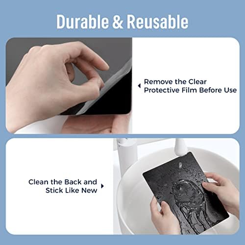 loukin Static Cling Dry Erase Memo 6 Pack, Reusable Whiteboard Sticker