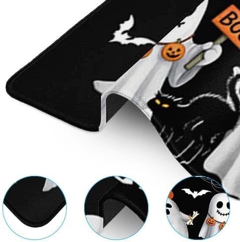 Britimes Large Mouse Pad, Mouse Pad, 31.5 x 15.7 Inch, Halloween Ghost