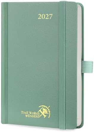 POPRUN 2027 Pocket Daily Planner One Page Per Day, 4.25"x6.25",Day Planner