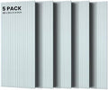 TO-TH Sound Proof Panels High-Density Sound Absorbing Panel 5 Pack, White