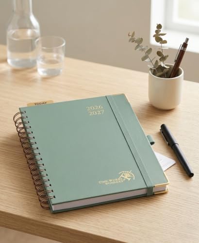 POPRUN 2026-2027 Weekly Planner 6.25" x 8.5" Weekly and Monthly Planner