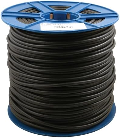 Prime-Line P 8123 Black Foam Screen Spline, 0.145 in. x 500 ft. Roll, Polyethylene Material, Flexible Foam Core, Smooth Finish, Easy to Install