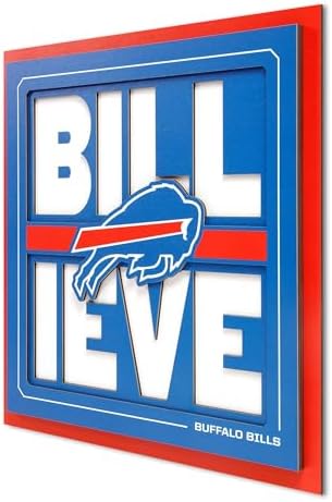 YouTheFan NFL Buffalo Bills Slogan Series 3D Wall Art