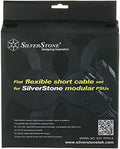 SilverStone Technology Flat Flexible Short Cable Set Designed for SilverStone Modular Power Supplies PP05-E