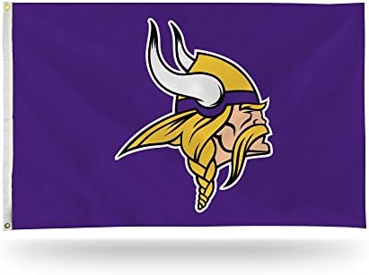 NFL Rico Industries Standard 3' x 5' Banner Flag Single Sided - Indoor or Outdoor - Home Décor