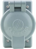 Leviton Single Gang Cover Plate For 50A Single Receptacles, 7770