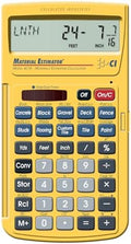 Calculated Industries 4019 Material Estimator Calculator | Finds Project Building Material Costs for DIY’s, Contractors, Tradesmen, Handymen and Construction Estimating Professionals,Yellow
