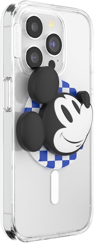 PopSockets Phone Grip for MagSafe, Magnetic Holder- Classic Mickey | Removable, For Kindle / Android / iPhone, With Magnet, Disney, Mickey Mouse, Minnie, Fun, Cool, Unique