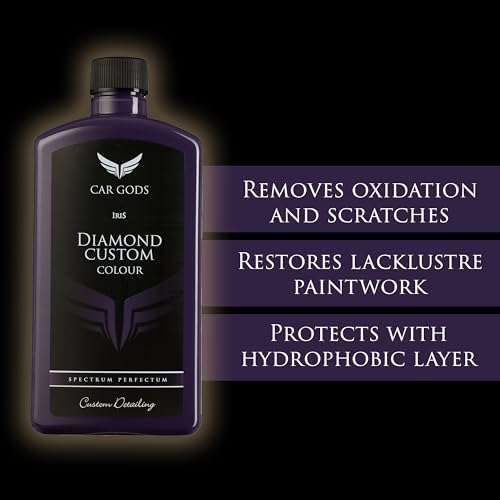 Car Gods Iris Custom Color Purple 3-in-1 Polish Wax Color Restorer & Scratch Remover, 16 Colors Available, 17 Fl Oz
