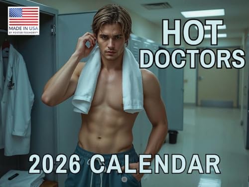 Sexy Doctors Calendar 2026 Monthly Wall Calender 12 Month | American Made In The USA