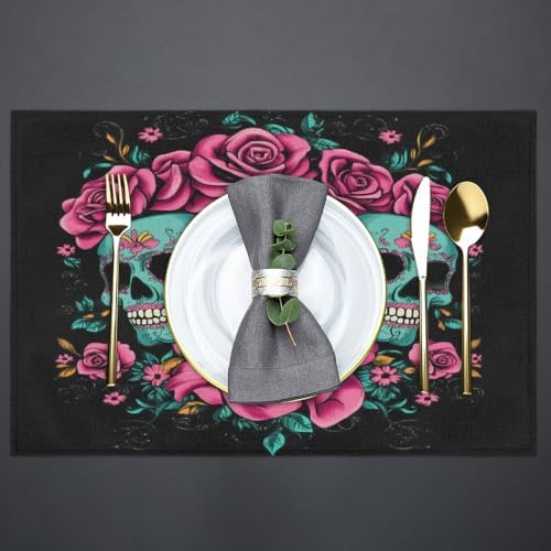 Placemats 12x18 Inch Washable Linen Place Mats Cloth Tables Mats