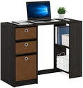FURINNO Computer Study Writing Desk, Espresso, Model:15110EXBR
