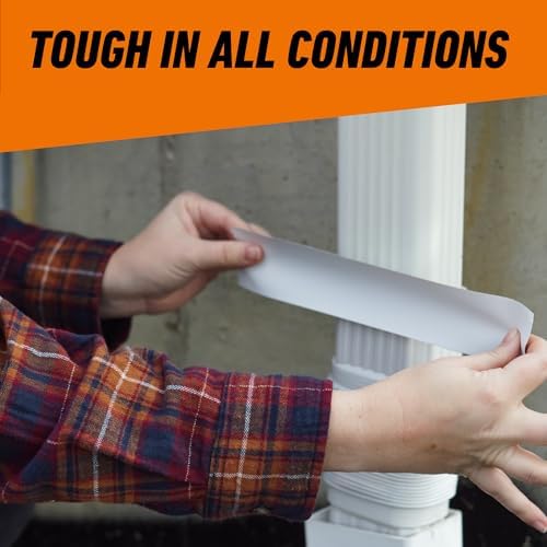 GORILLA White Duct Tape, 1.88" x 30 yd, 2-Pack
