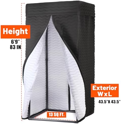 Portable Vocal Booth for Recording, Sound Booth for Home Studio