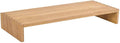 KIRIGEN Wood Monitor Stand Riser for Desk, 23.2 Inch, Natural 59-NA | Desktop Workspace Platforms Stand Fully Assembled for Monitors, Laptops, Small TVs, or Printers