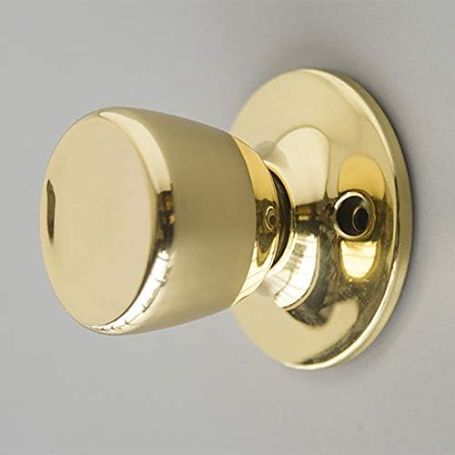 Design House Terrace Dummy Door Knob, Polished Brass