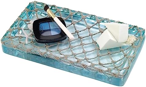 Avanti Linens - Vanity Tray, Coastal Home Decor, Seaglass