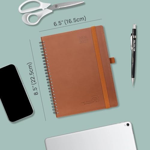POPRUN Planner 2026-2027 (Medium - 6.5'' x 8.5'') Academic Weekly Planner