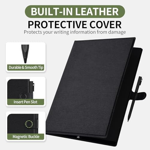 LCD Writing Tablet for Adults: 9.5 inch with PU Leather Case