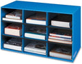 Bankers Box 9-Compartment Cubby Organizer, 16" x 28 1/4" x 13"