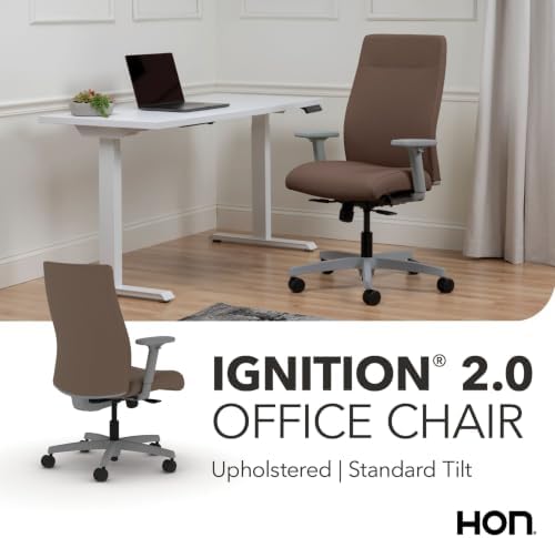 HON Ignition 2.0 Ergonomic Office Chair, Lumbar Support, Desk Chair, Bark