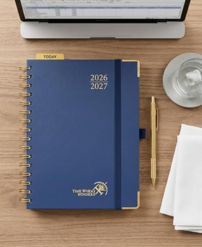 POPRUN 2026-2027 Weekly Planner 6.25" x 8.5" Weekly and Monthly Planner